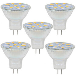 9-30 2w Gu4(mr11) Cool White 5 Pcs 280lm Smd Decoration Light