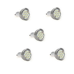 5pcs Light Ac85-265v Bulb 16xsmd5630 8w Cool White Light Led 650lm Gu10