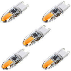 Dimmable G9 Decorative Led 5 Pcs 6w Cob Bi-pin Lights