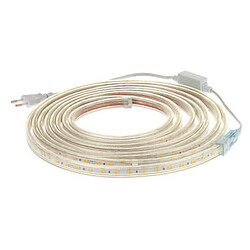 Waterproof 5m Warm White Light 3000k 300x5050smd Plug 220v Led Strip Light