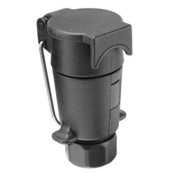 Hole Plastic Trailer Socket Plug Socket 7 Pin Long