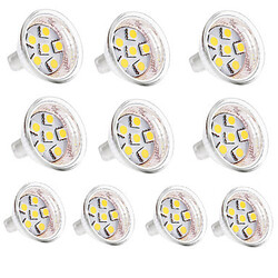 3w 350lm 10pcs Dc12v Cool White Decorative 6led