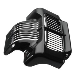 Cover Black Harley Touring Electra Oil Cooler Road Street Glide