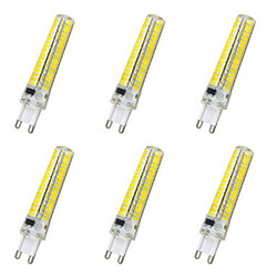 Smd Ac220 G4 900lm 12w 6 Pcs Ac110 Warm White Led Corn Lights