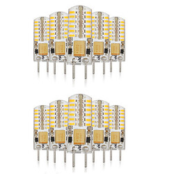 Led Bi-pin Light Natural White Decorative 60lm Ac110v/220v 10pcs White G4 Warm White Smd3014