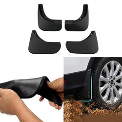 4pcs Plastic Splash Guards Fender Mud Flaps Mudguard Set Car