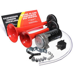 Dual Motorcycle Auto Trumpet Air Horn Boat 12V Kit Loud