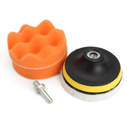 Polishing Drill Adapter Kit Buffing Pad 4pcs Buffer Gross Car Polisher Tool