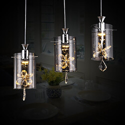 Office Living Room Modern/contemporary 5w Glass Pendant Lights Crystal Others Study Room