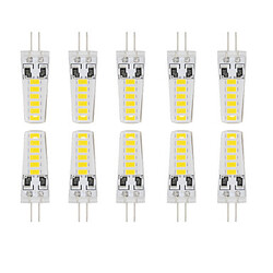 Smd G4 10 Pcs 100 Cool White 5w Led Bi-pin Light Warm White Waterproof