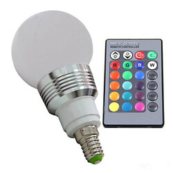 Rgb Bulb Remote Controller 400lm 220v Light Led 3w