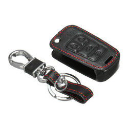 Holder PU Leather Camaro Chevrolet Key Case Cover 4 Buttons Shell