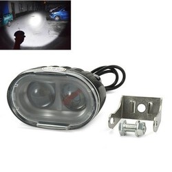 Spotlight Headlight Motorcycle Electric Car 12-80V Lamp U3 Dual LED Fog 30W