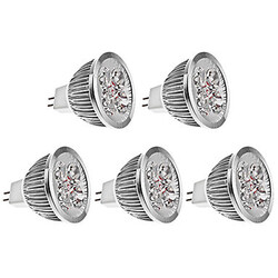 Gu5.3 5w Warm White 100 Led Spotlight Mr16 High Power Led 5 Pcs