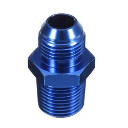 Blue 2inch Fittings AN8 NPT Adapter Adaptor Car Aluminum Alloy