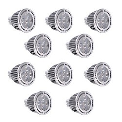 Led Spotlight Warm White Light 12v 10pcs 5w Cool White Mr16 Smd