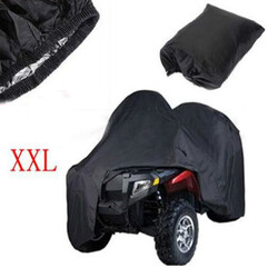 Waterproof PU Heatproof Black Quad Bike ATV ATC