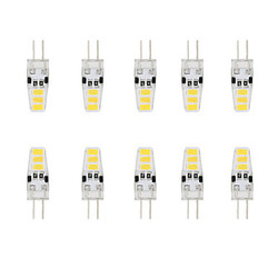 G4 Led Bi-pin Light 2w Smd 100 10 Pcs Warm White Waterproof