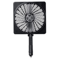 4.5W 5 Inch Type Square Protable Cigarette Lighter Cooling Fan 12V Car Universal