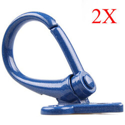 Motorcycle Luggage Hooks Aluminum Scooter Blue