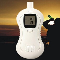 Portable Professional Breathalyzer Digital LCD Breath Alcohol Tester Detector Analyzer