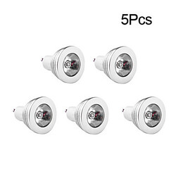 High Power Led Ac 85-265 V Rgb Gu10 Led Spotlight 5 Pcs 3w