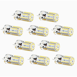 10pcs G4 Dc12v Led Bi-pin Light White Smd3014 450lm