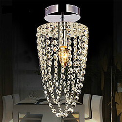 Modern Transparent Kitchen Ceiling Lamp Light Chrome Flush Mount Led