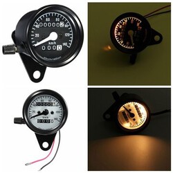 Mileage Speedometer Gauge Motorcycle Universal RPM Meter