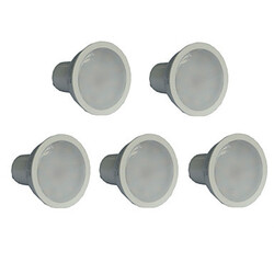 Gu10 Bulb 7w 110-240v 500lm Led Warm White 5pcs Spot Light