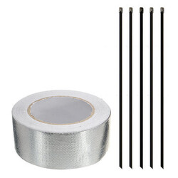 Adhesive Wrap Reinforced Resistant Heat Shield Tape Aluminum Intake