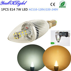 Led Ac110 7w 1pcs High Quality Super Candle Light