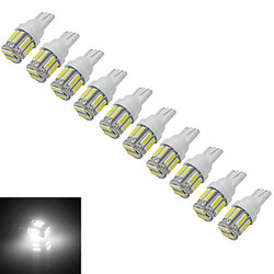 10x7020smd 210lm 6000-6500k Led Cool White T10 10pcs