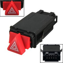 C5 Hazard Switch Red Audi A6 Button Warning Indicator Light