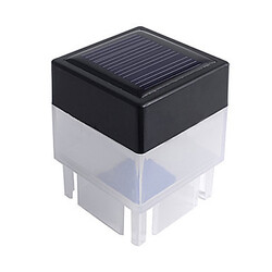 Led White Light Fence Solar Powered Cap Outdoor