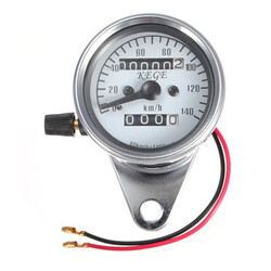 Speedometer Gauge Night Light Dual Odometer Motorcycle Universal