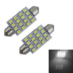 6000-6500k 1.5w 100 Cool White Light Lamp 2pcs Reading 12v