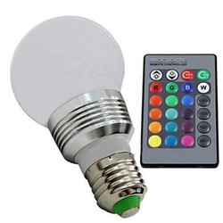 Color Led 3w Light 85v-265v Energy-saving Bulb E27 Rgb