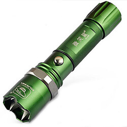 Led Self-defense Flashlight Aluminum Rechargeable Head