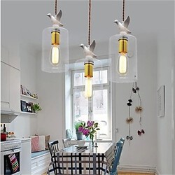 Creative Chandelier Bird Personality Glass