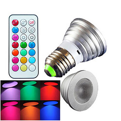 Decorative E26/e27 Led Spotlight Color Ac 100-240 V Remote 4w