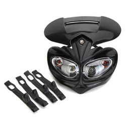 Lighting Fairing New Street Fighter LED lamp 12V Black Beam Head Light Sport 35W Motorcycle