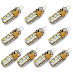 100 10 Pcs Warm White Cool White Decorative 1.5w G4 Smd Led Bi-pin Light