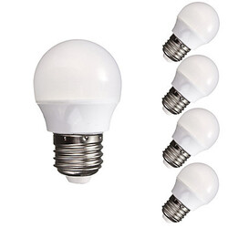 3w 5pcs Dimmable Globe Lamp E27