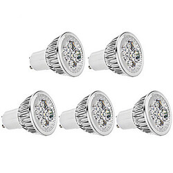 4w Mr16 Led Spotlight High Power Led Gu10 Ac 85-265 V Warm White 5 Pcs