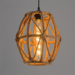 Pendant Lights Living Room Rope Study Room Vintage Style Bedroom Hemp