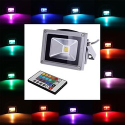 Remote Rgb 10w Flood Led Controlled