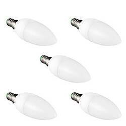 Led E14 Smd 5 Pcs Candle Light Warm White Ac 220-240 V 5w