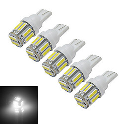 Led 3w 12v Car 6000-6500k T10 10x7020smd 210lm Cool White