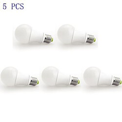 E26/e27 Led Globe Bulbs A19 Warm White 10w Cob 5 Pcs Ac 100-240 V A60